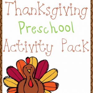Thanksgiving Preschool Fun Pack