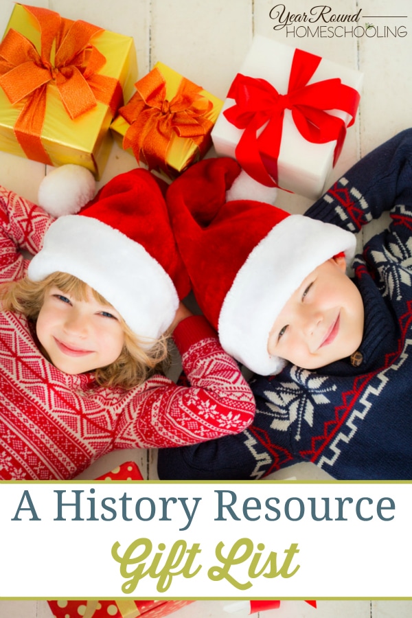 A History Resource Gift List - By Joelle