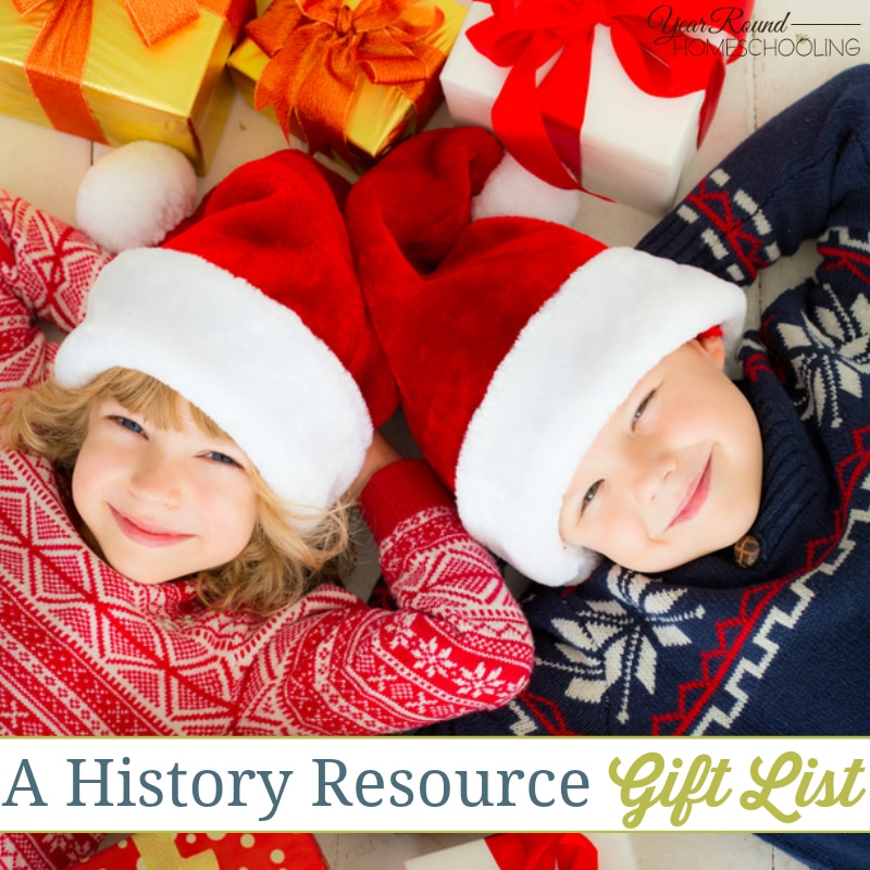 history resource gift list, history gifts, gifts history, history gift list