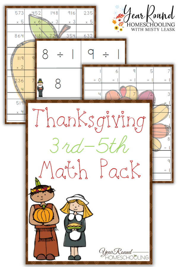 thanksgiving 3rd-5th math pack, thanksgiving 3rd-5th math printable, thanksgiving elementary math pack, elementary math pack thanksgiving, printable elementary pack thanksgiving