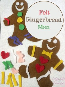 Felt Gingerbread Men Craft