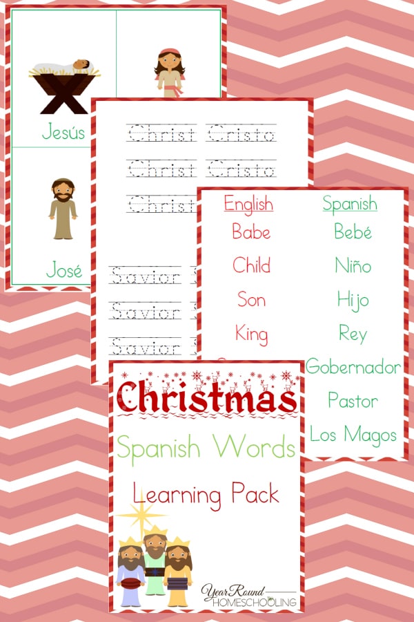 christmas spanish words, spanish christmas words