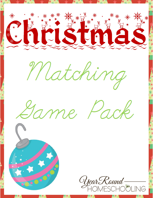 Christmas Matching Game Pack