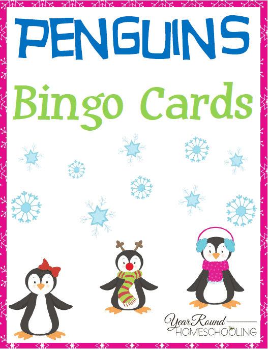 Penguins Bingo Cards