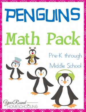 Penguins Math Pack (PreK-Middle School)