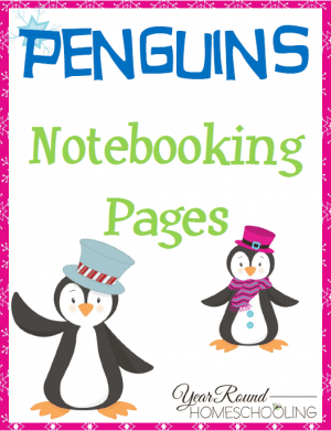 Penguins Notebooking Pages
