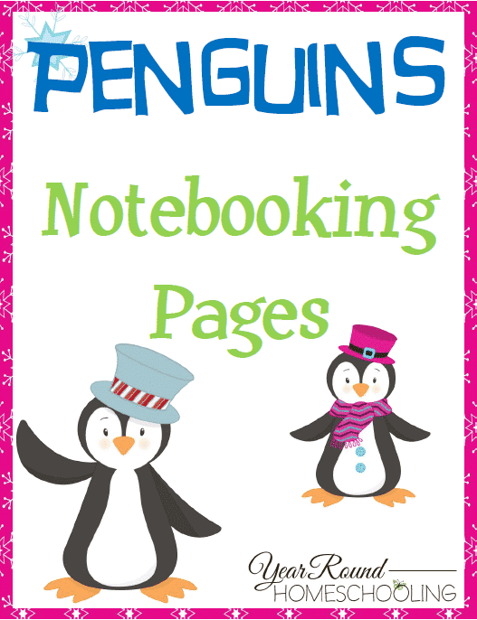 Penguins Notebooking Pages - Year Round Homeschooling