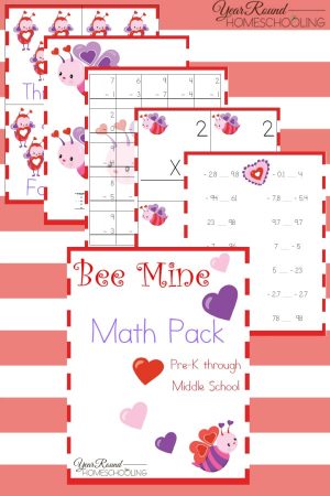 Bee Mine Math Pack (PreK-Middle School)