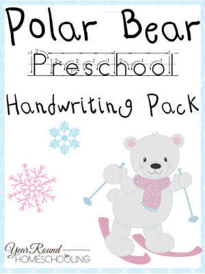 Polar Bear PreK Handwriting Pack