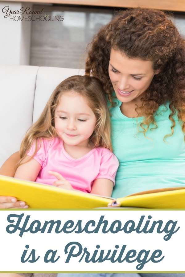 Homeschooling is a Privilege Year Round Homeschooling