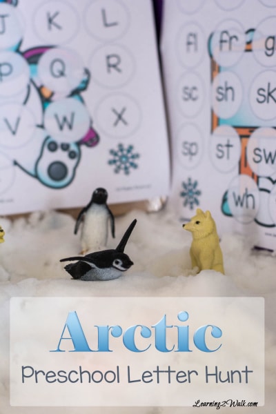 Free Arctic Preschool Letter Hunt