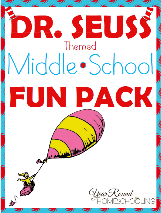 Free Dr. Seuss Fun Pack for Middle Schoolers