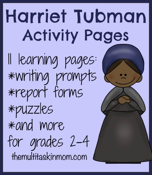 Free Harriet Tubman Unit Study