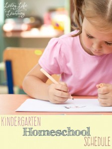 Free Kindergarten Homeschool Schedule Printable