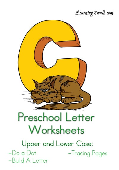 Free Preschool Letter "C" Worksheets