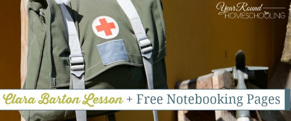 clara barton, american red cross, red cross, homeschool, homeschooling