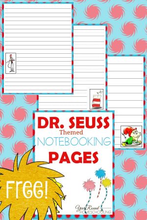 Dr. Seuss Notebooking Pages (PreK-Middle School)
