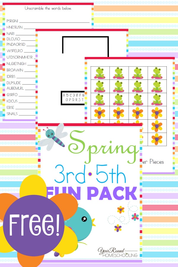 spring, checkers, word scramble, hangman, homeschool, homeschooling, printable