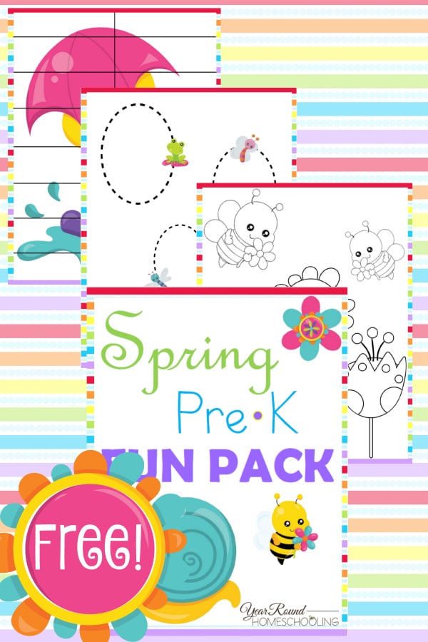 spring, prek, preschool, tracing, coloring, puzzles, homeschool, homeschooling, printable