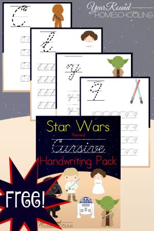 Star Wars Cursive Handwriting Pack