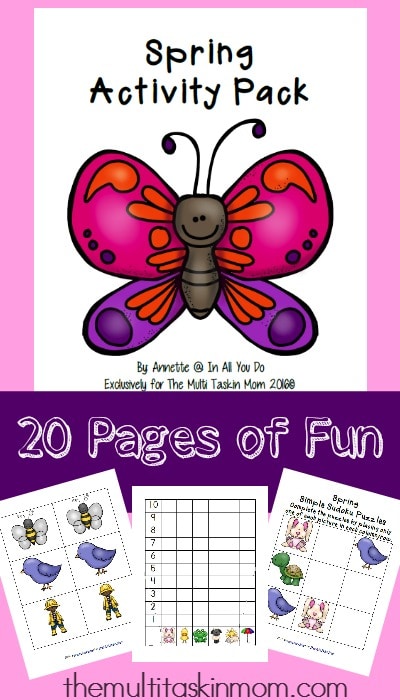 Free Spring Activity Pack