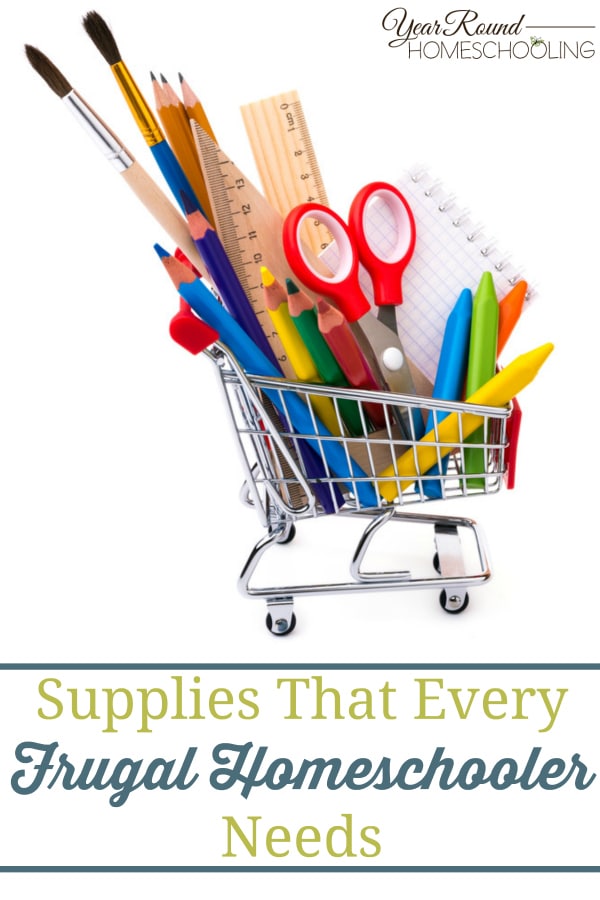 school supplies, frugal homeschool, frugal homeschooling, homeschool, homeschooling