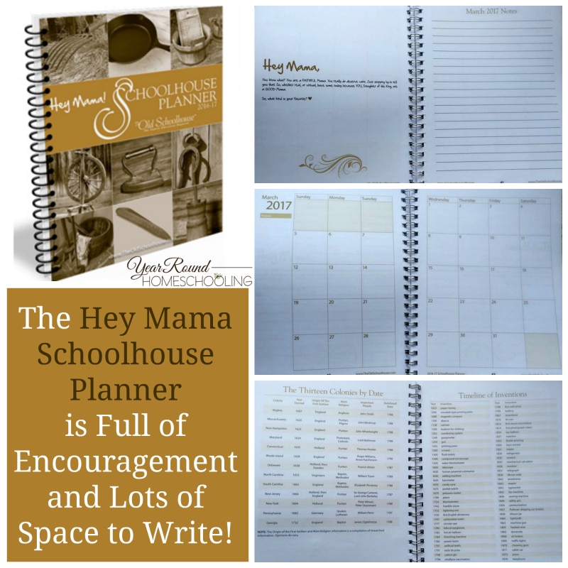 Hey Mama Schoolhouse Planner, homeschool planner, schoolhouse planner