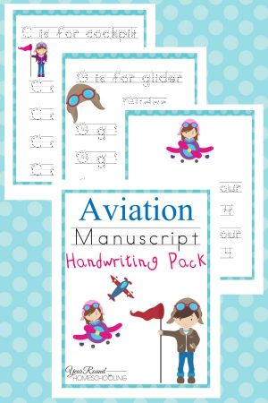 Aviation Manuscript Handwriting Pack