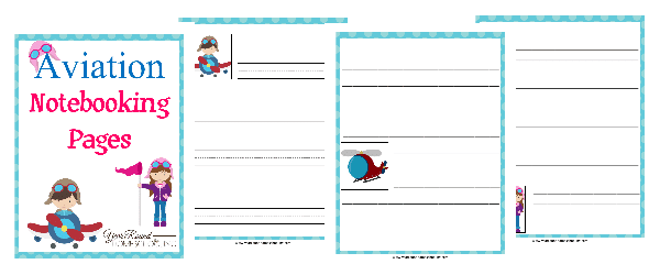 aviation notebooking pages, aviation notebooking, aviation, notebooking, printable