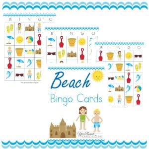 Printable Beach Bingo Cards