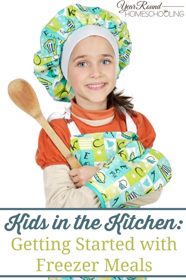 kids in the kitchen, freezer meals, home ec