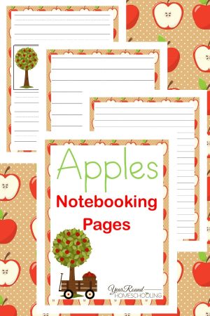 Apples Notebooking Pages