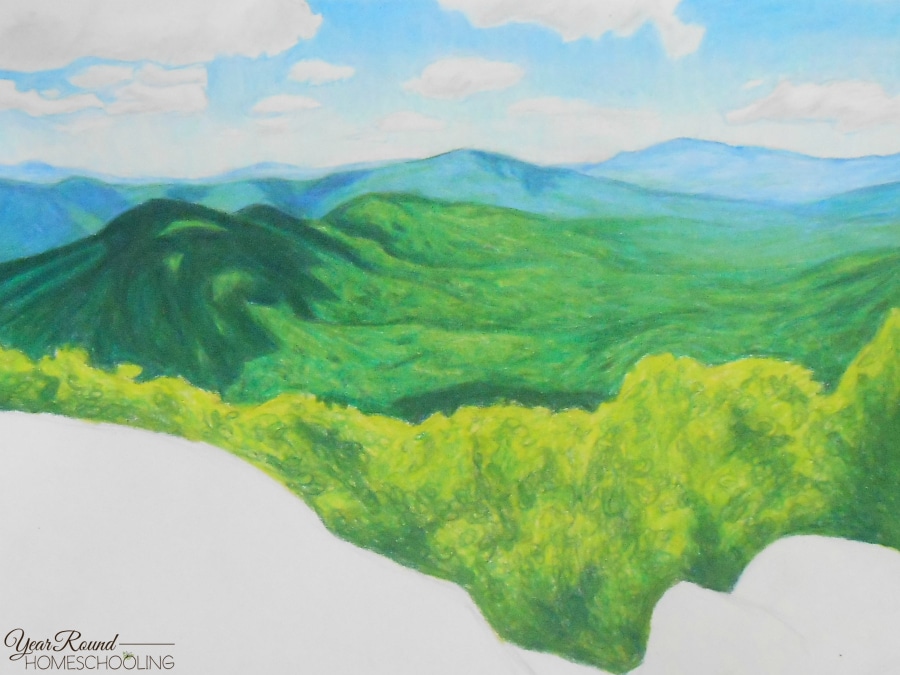 How to Draw Landscapes with Colored Pencils - By Hailey Woerner