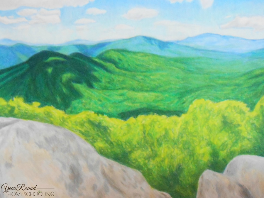 Featured image of post Realistic Mountain Drawing Color Pencil / All you have to do is add some white and blue paints together.