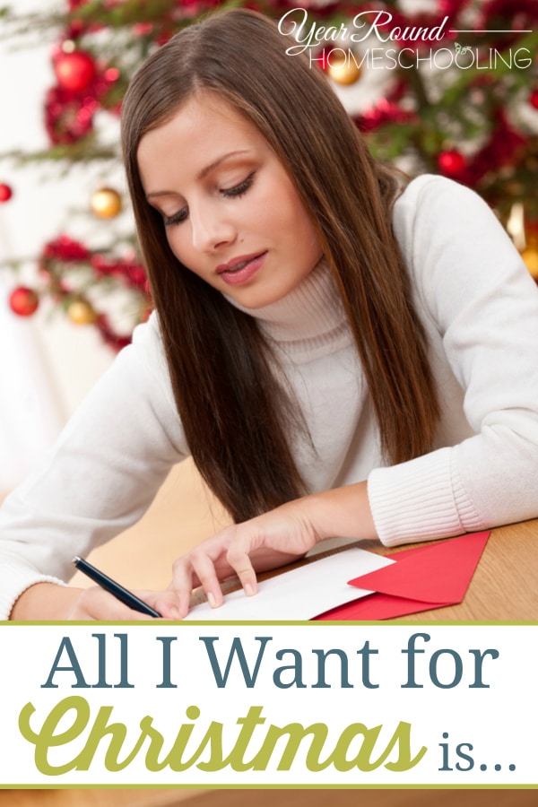 want for Christmas, Homeschool mom Christmas wants, homeschool christmas