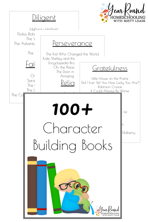 books that build character, build character with books, character building books
