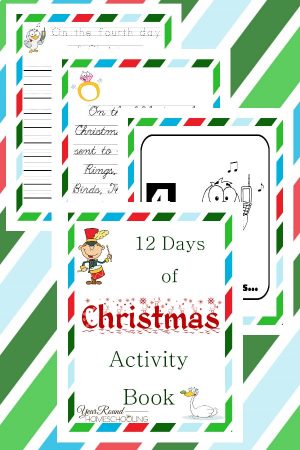 12 Days of Christmas Activity Book