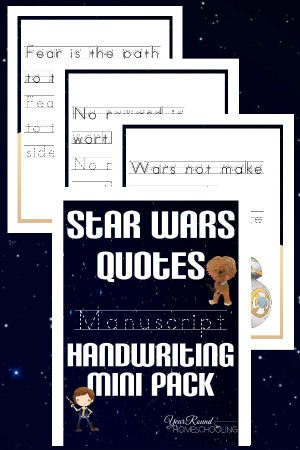 Star Wars Manuscript Handwriting Mini Pack