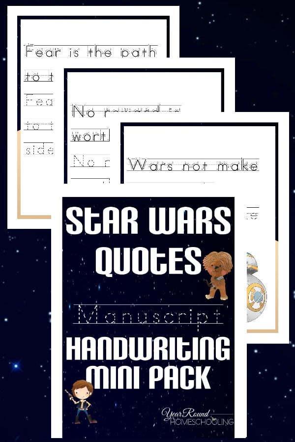 star wars handwriting, star wars manuscript handwriting