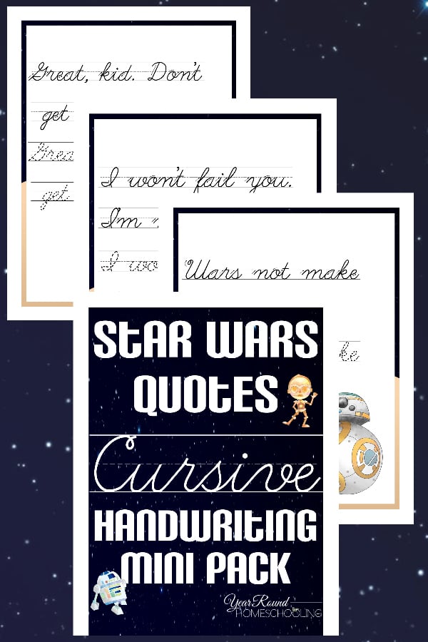 star wars handwriting, star wars cursive handwriting