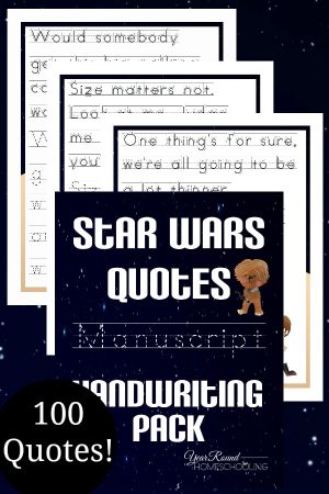 Star Wars Manuscript 100 Quotes Pack