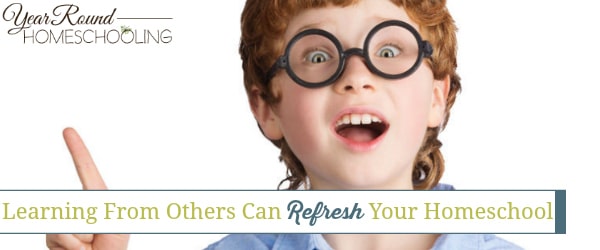 Learning From Others Can Refresh Your Homeschool - Year Round Homeschooling