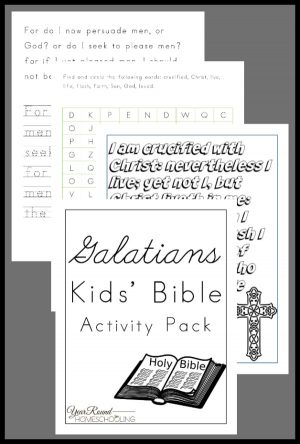 Galatians Kids’ Bible Activity Pack