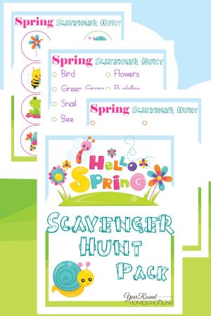 Hello Spring Scavenger Hunt