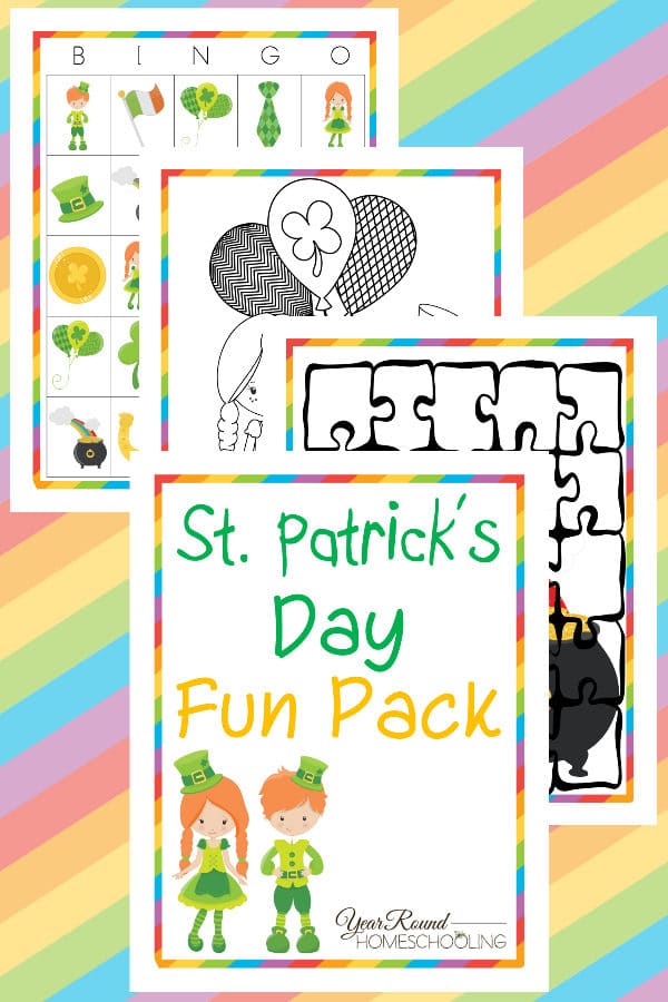 St. Patrick's Day Fun Pack, St. Patrick's Day Fun, St. Patrick's Day Games, St. Patrick's Day Coloring Pages, St. Patrick's Day Bingo, St. Patrick's Day Puzzles, St. Patrick's Day