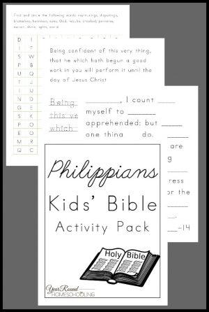 Philippians Kids’ Bible Activity Pack