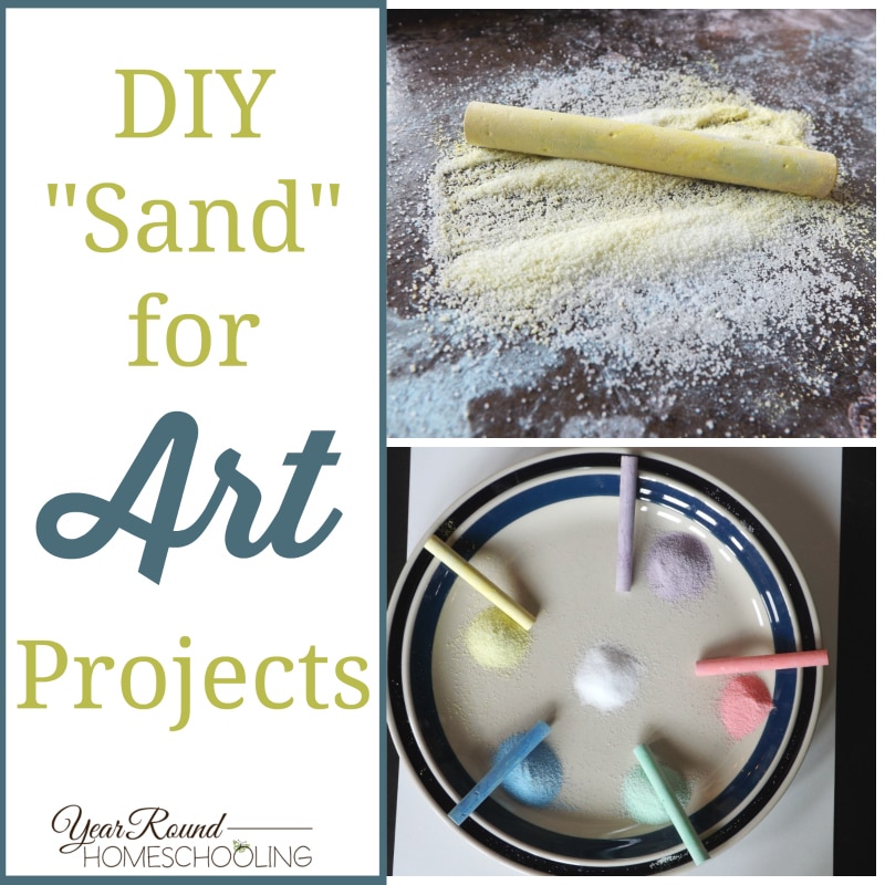 how to make colored sand, colored sand art projects, colored sand art