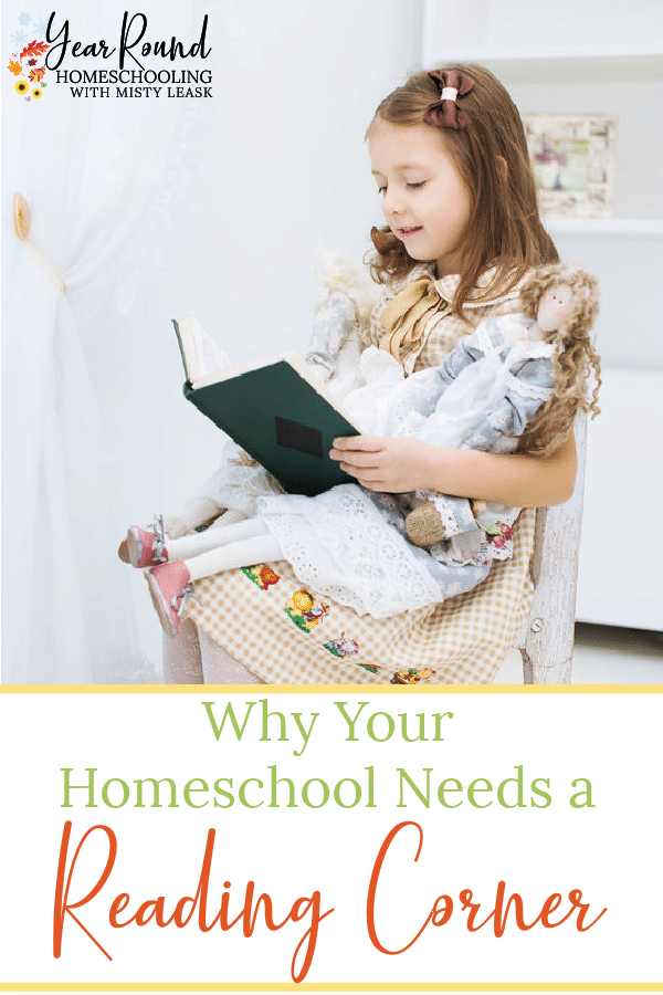 homeschool reading corner, reading corner homeschool, why you need a reading corner, why your homeschool needs a reading corner