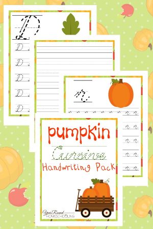 Pumpkin Cursive Handwriting Pack