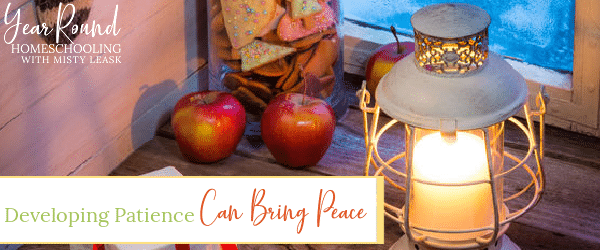 developing patience can bring peace, developing patience, patience can bring peace